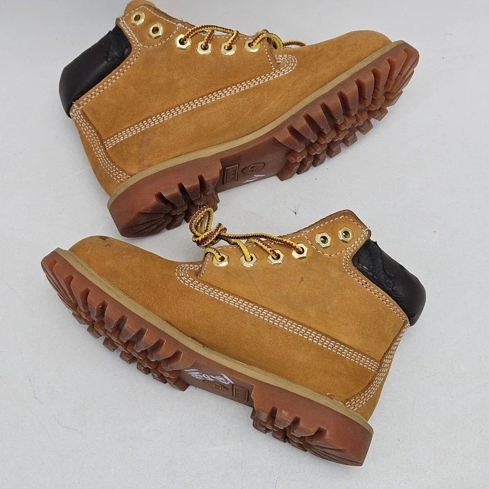 Timberland 12809 Toddler 12M Wheat Nubuck Leather 6 Inch Premium Waterproof Boot